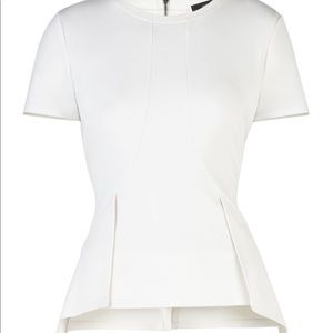 BGBG Peplum Scarlet Top